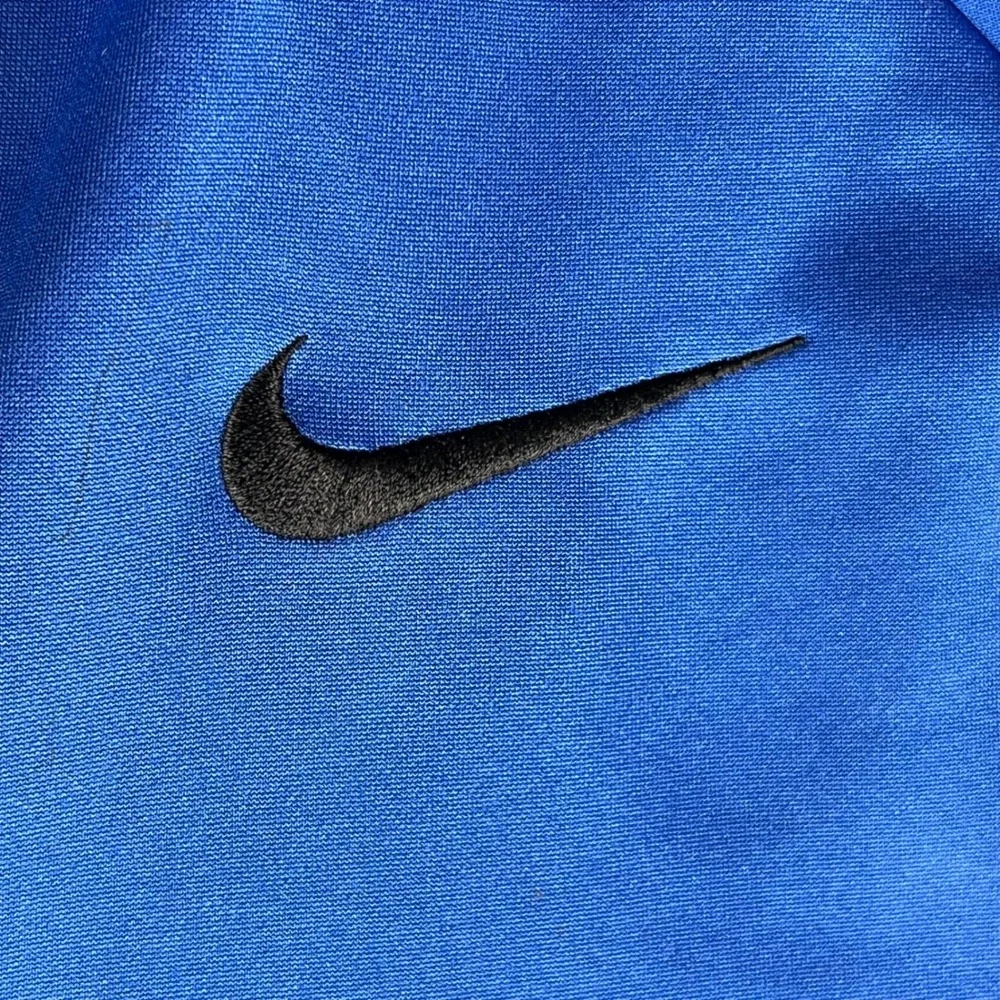 Nike Dri Fit Quarter Zip Pullover Men's Large Blue Long Sleeve‎ Athletic Shirt